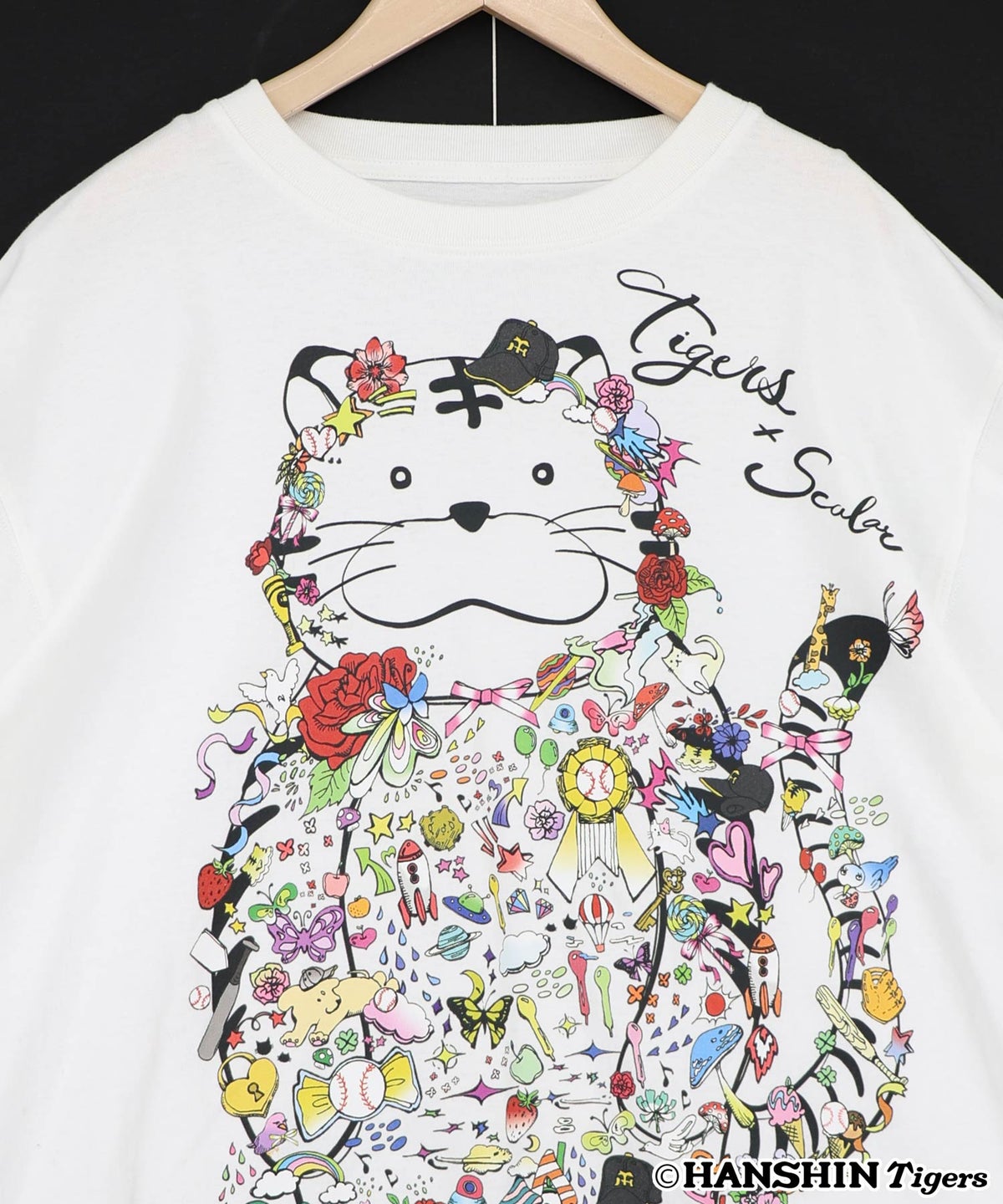 阪神タイガース×ScoLar コラージュ柄Tシャツ-17