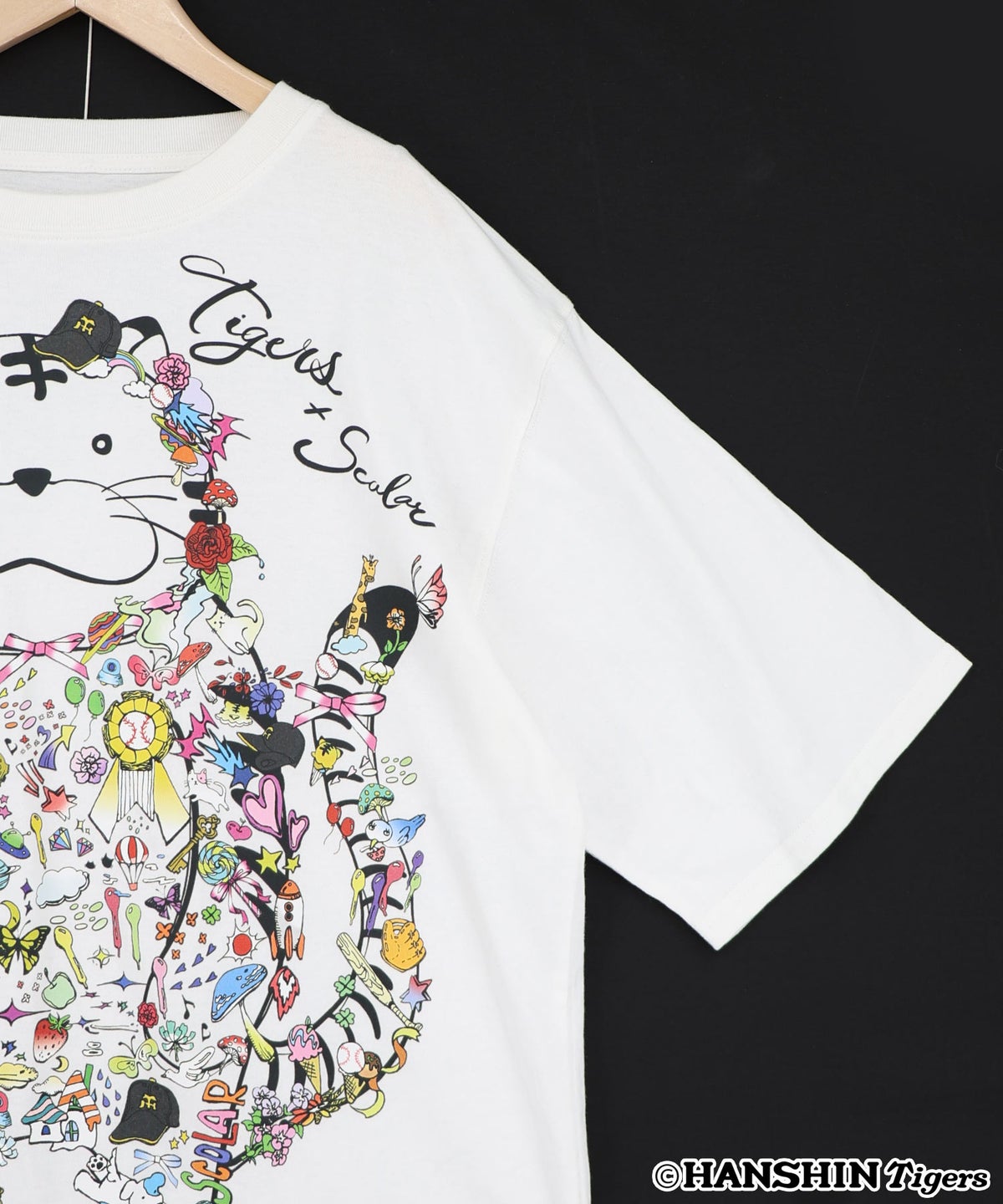阪神タイガース×ScoLar コラージュ柄Tシャツ-18
