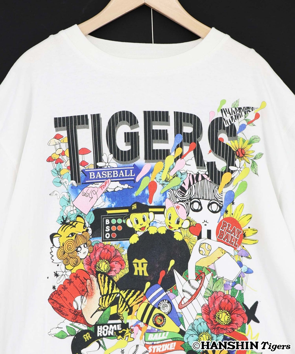 阪神タイガース×ScoLar スカラーと阪神タイガースMIXした柄Tシャツ-17