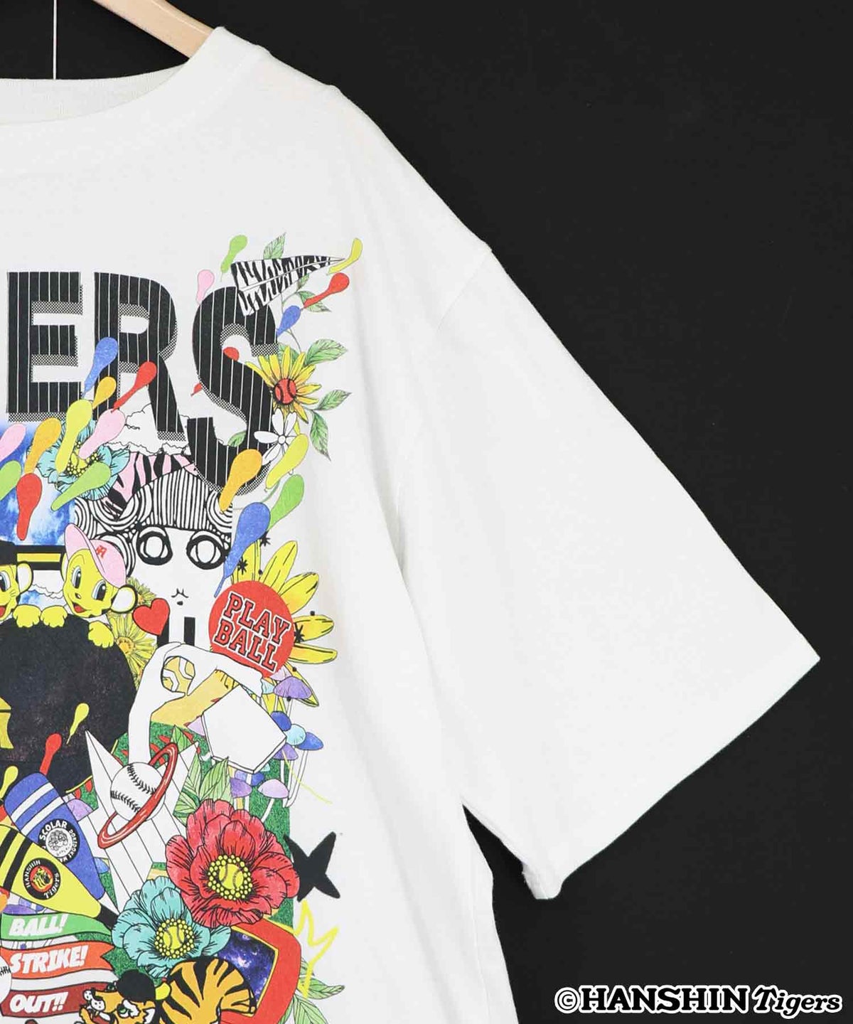 阪神タイガース×ScoLar スカラーと阪神タイガースMIXした柄Tシャツ-18