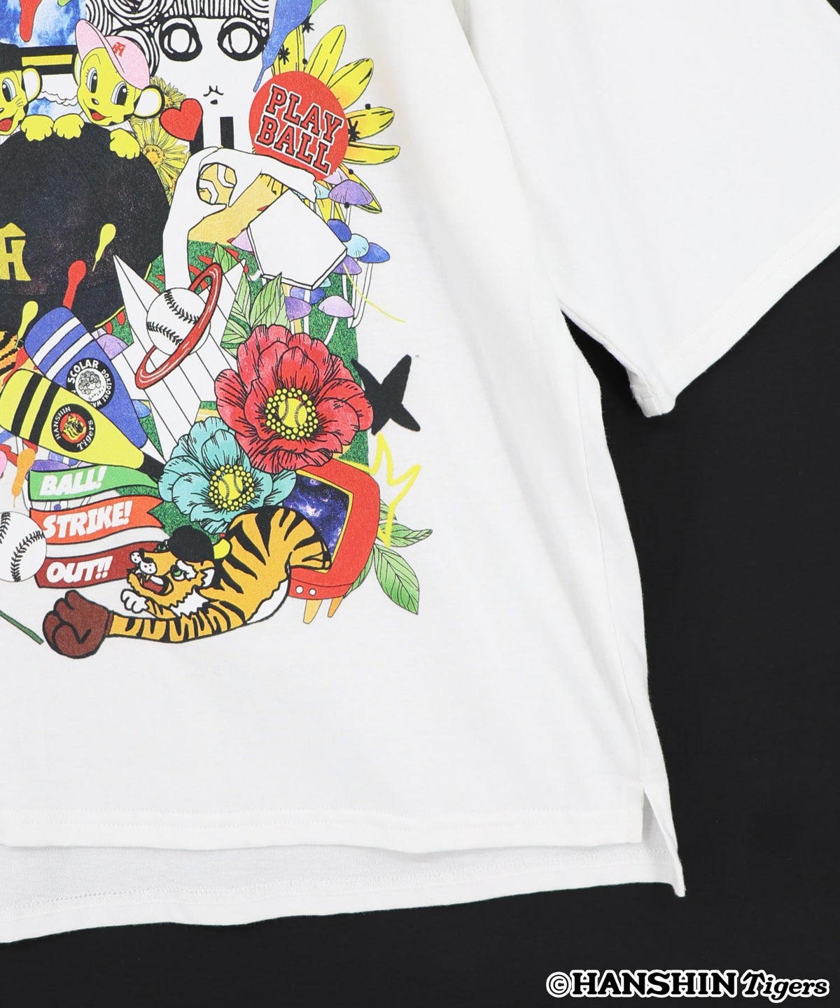 阪神タイガース×ScoLar スカラーと阪神タイガースMIXした柄Tシャツ-19