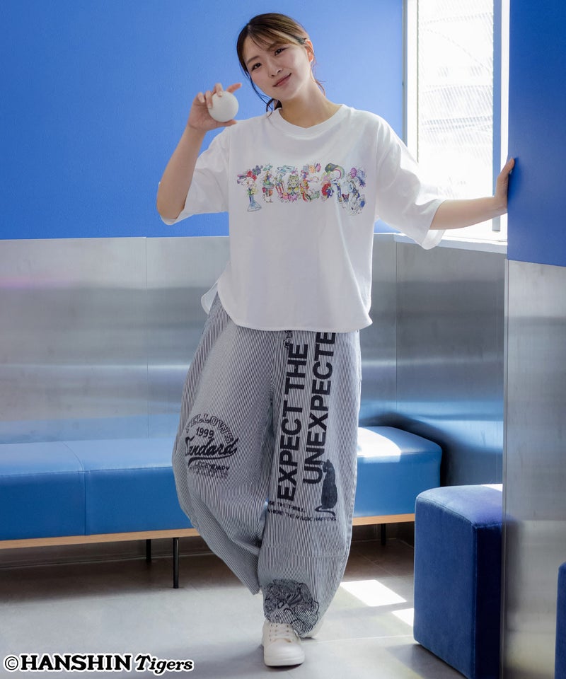 阪神タイガース×ScoLar ロゴ柄Ｔシャツ-3