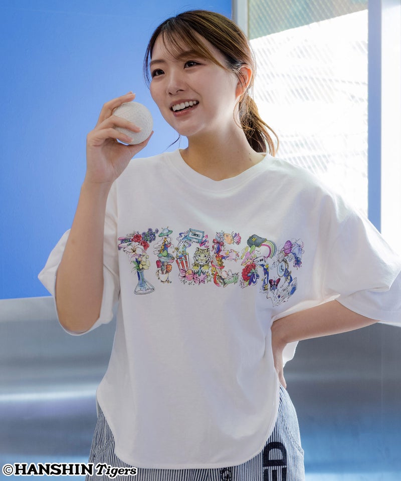 阪神タイガース×ScoLar ロゴ柄Ｔシャツ-4