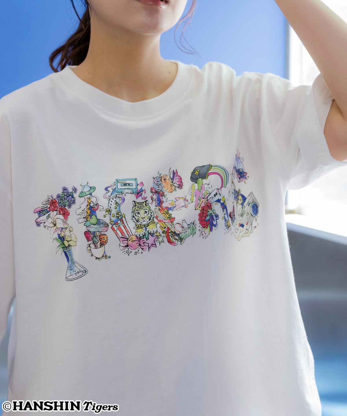 阪神タイガース×ScoLar ロゴ柄Ｔシャツ-6