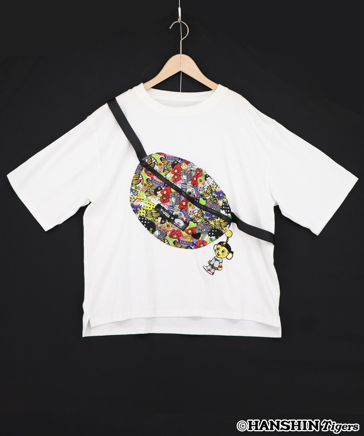 阪神タイガース×ScoLar バッグ付きトラッキー刺繍Tシャツ-6