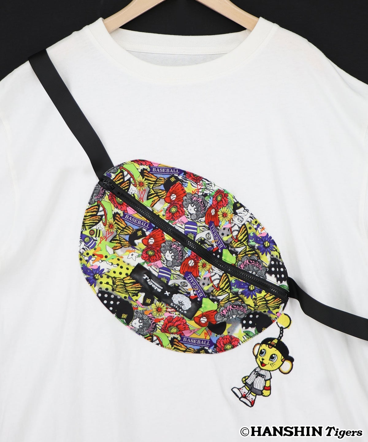 阪神タイガース×ScoLar バッグ付きトラッキー刺繍Tシャツ-8