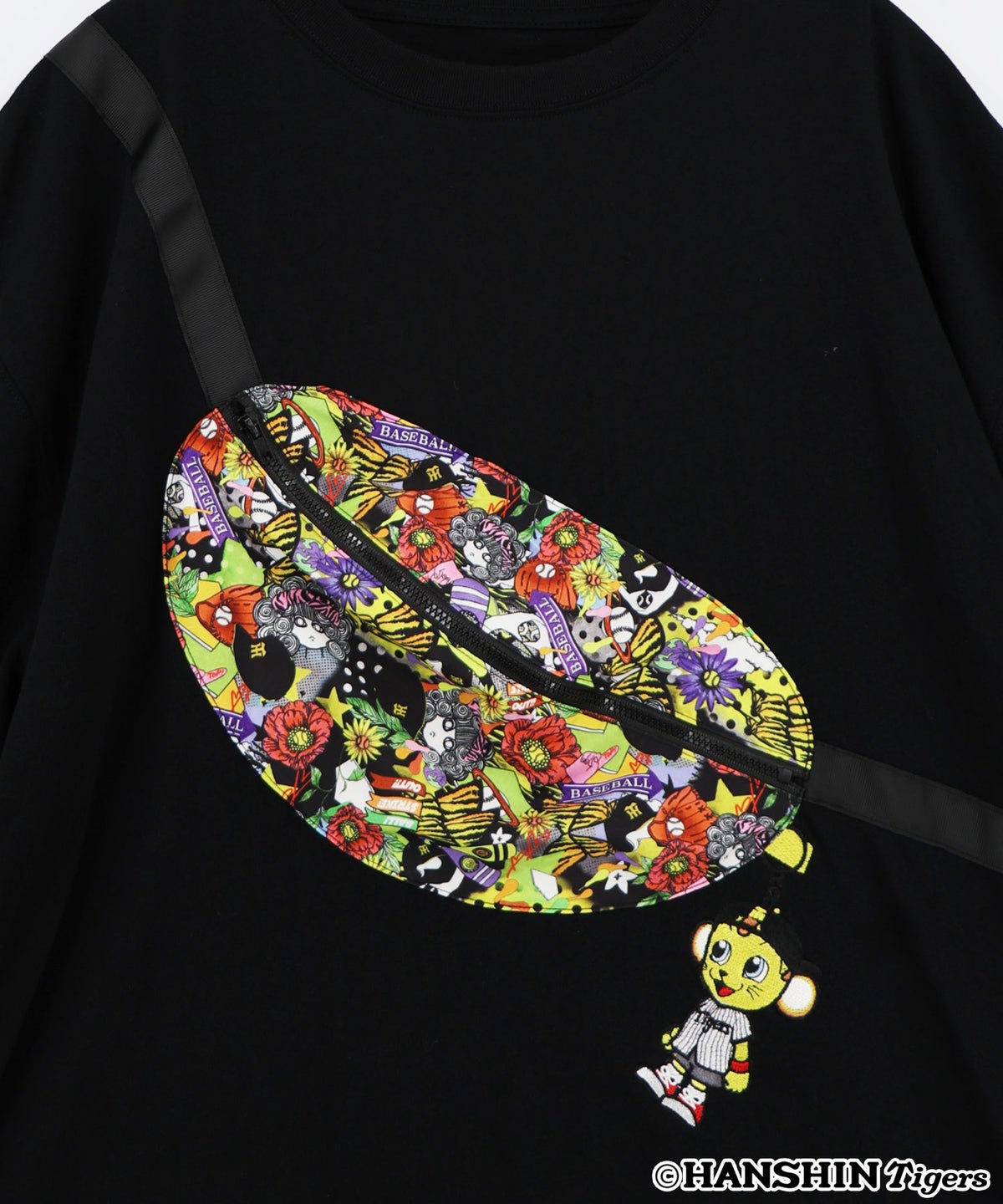 阪神タイガース×ScoLar バッグ付きトラッキー刺繍Tシャツ-12