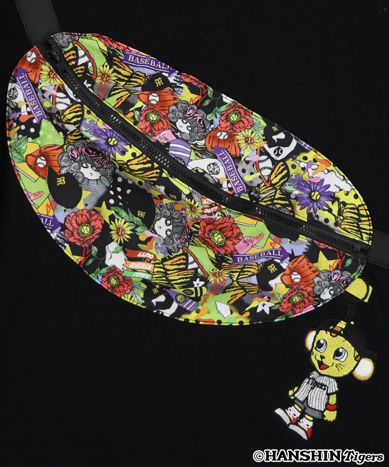 阪神タイガース×ScoLar バッグ付きトラッキー刺繍Tシャツ-13