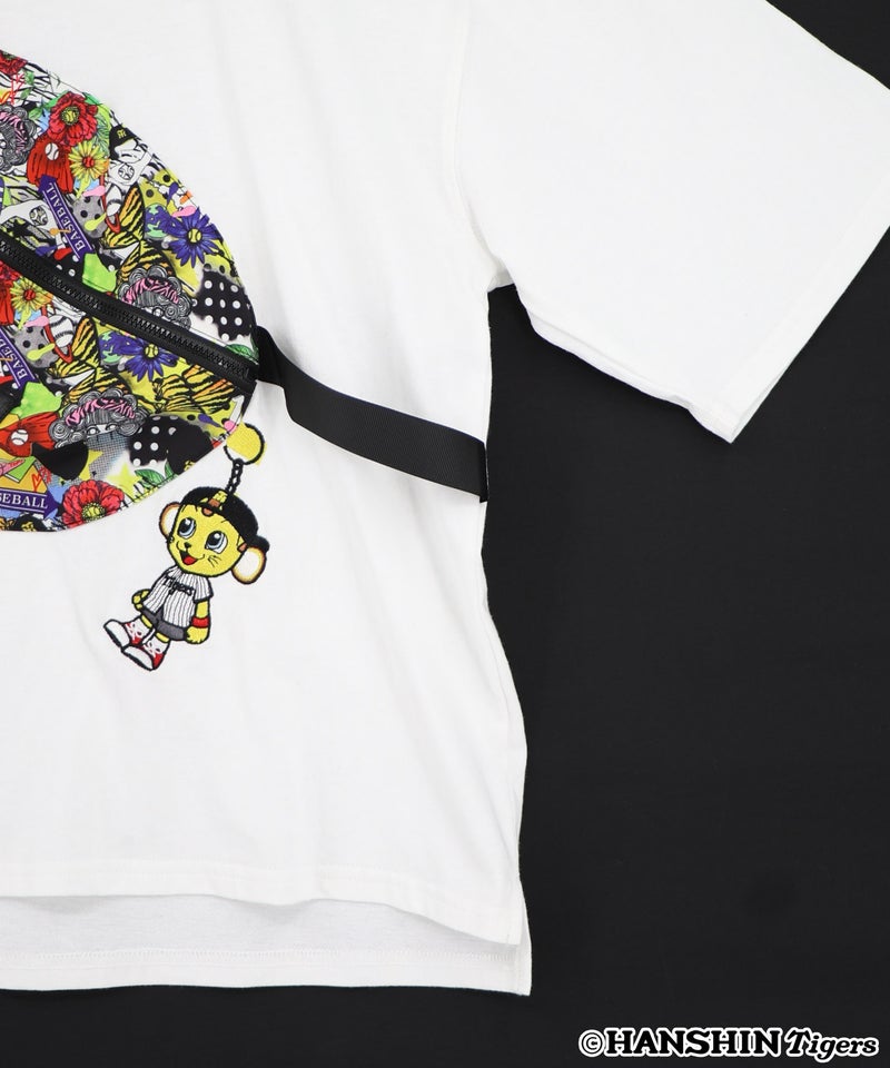 阪神タイガース×ScoLar バッグ付きトラッキー刺繍Tシャツ-16