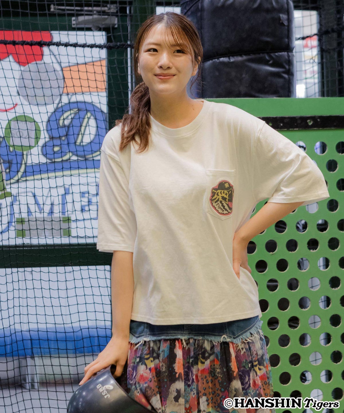阪神タイガース×ScoLar アップリケ刺繍Tシャツ-4