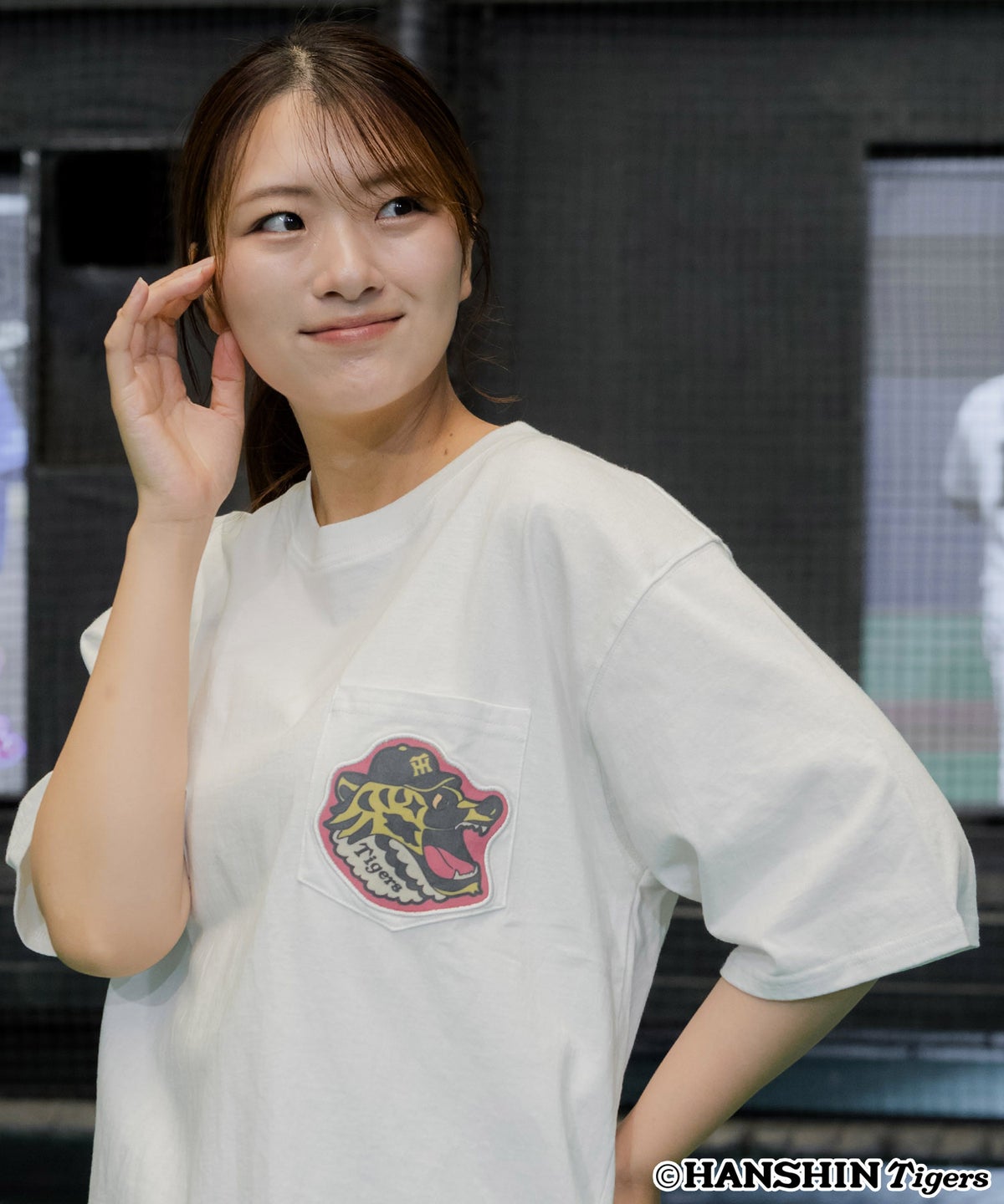 阪神タイガース×ScoLar アップリケ刺繍Tシャツ-8