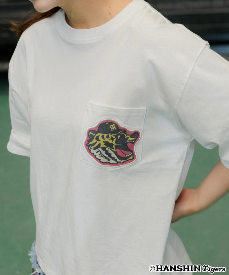 阪神タイガース×ScoLar アップリケ刺繍Tシャツ-9