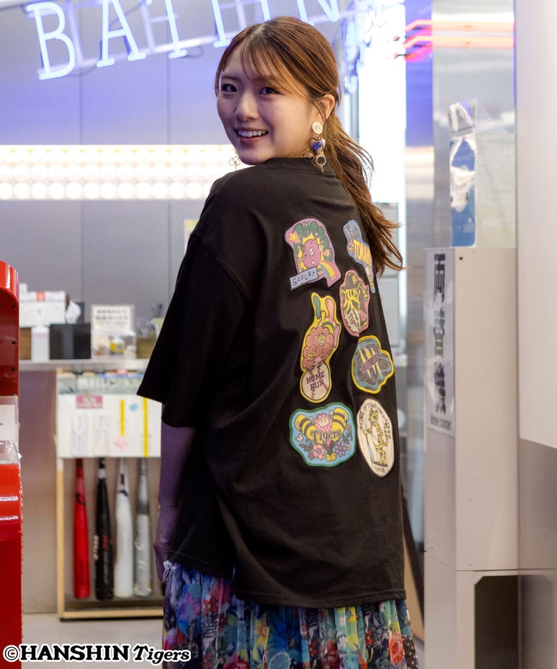 阪神タイガース×ScoLar アップリケ刺繍Tシャツ-11