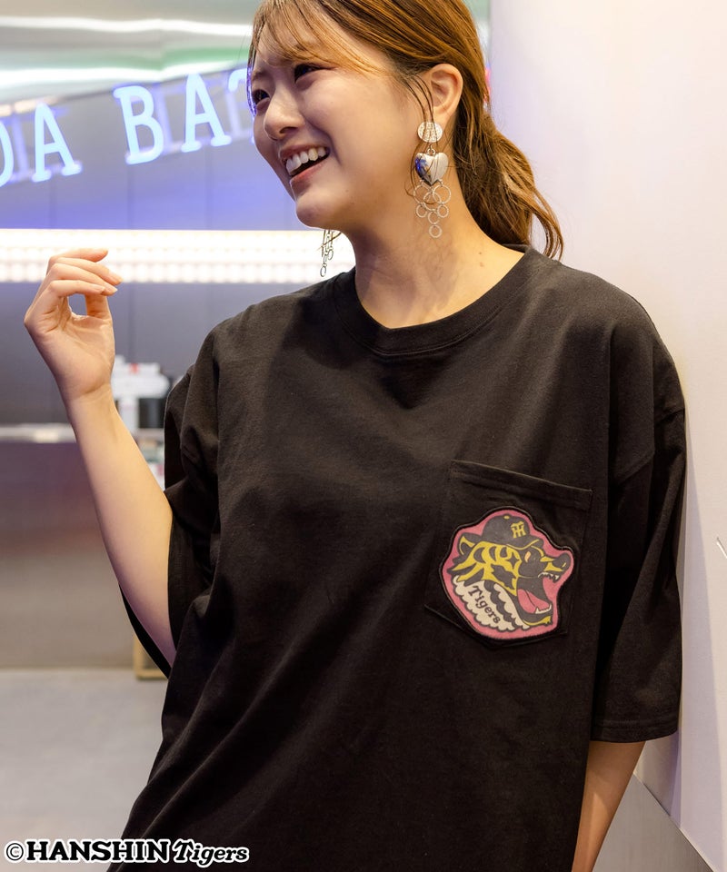 阪神タイガース×ScoLar アップリケ刺繍Tシャツ-13