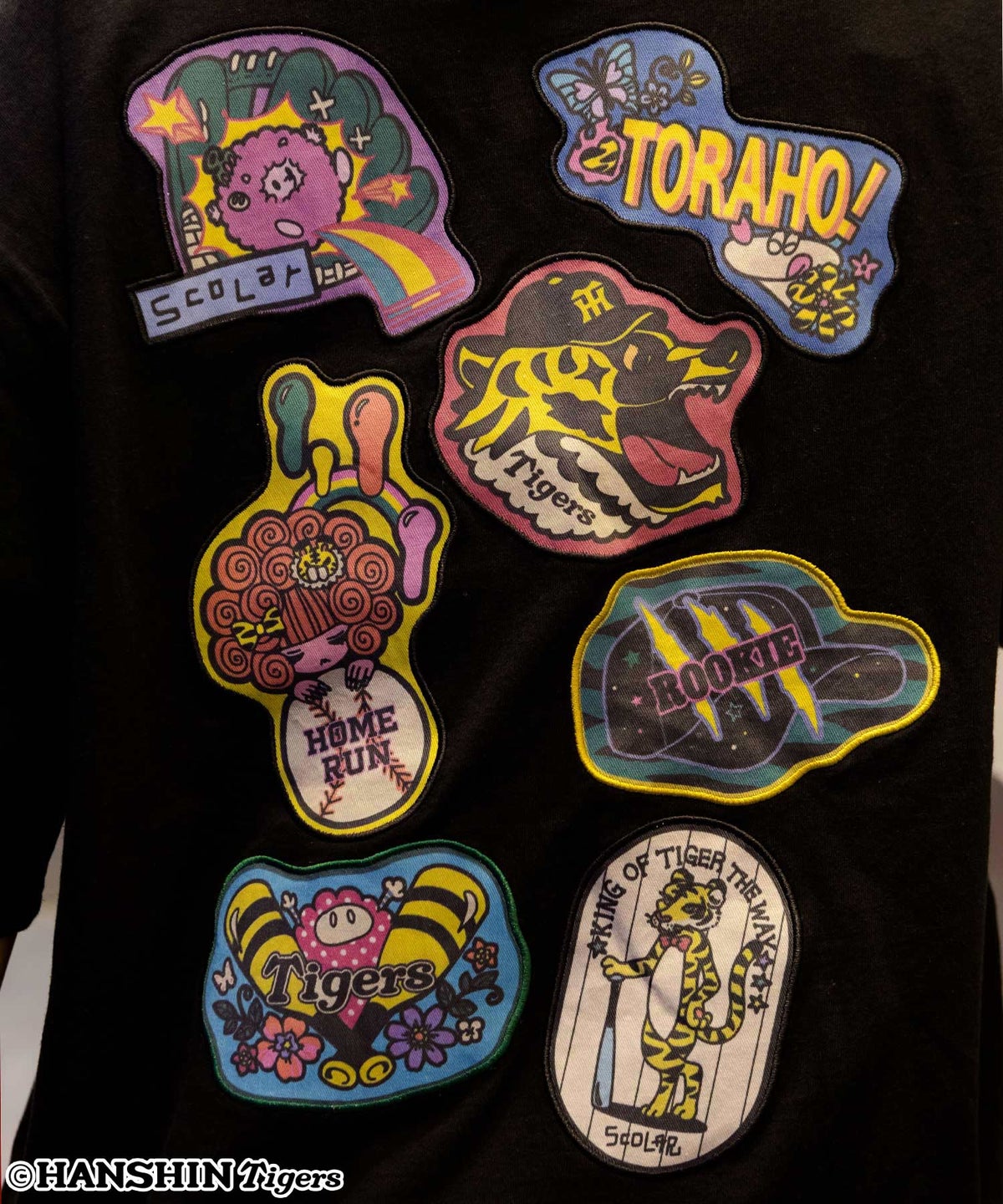 阪神タイガース×ScoLar アップリケ刺繍Tシャツ-15
