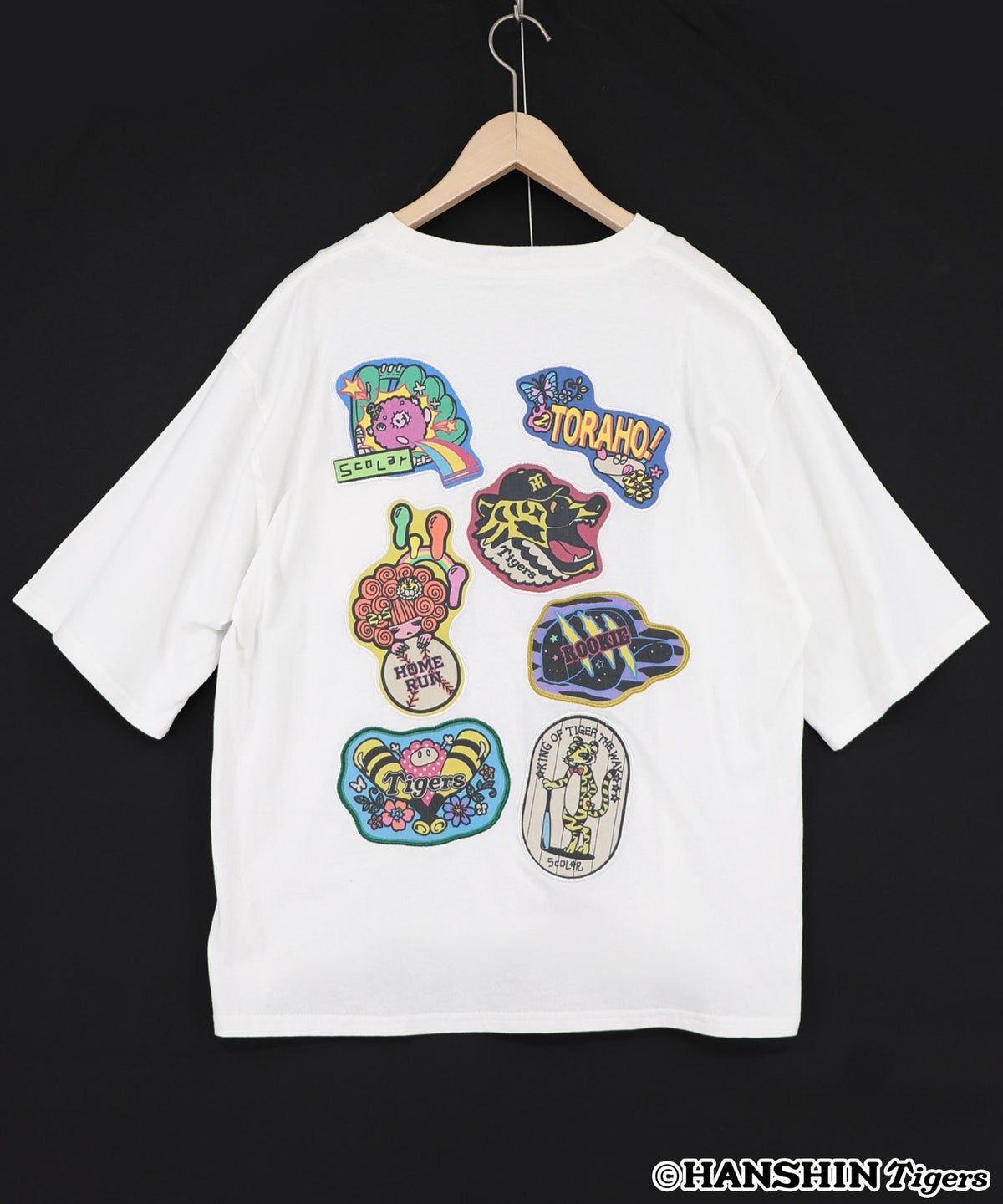 阪神タイガース×ScoLar アップリケ刺繍Tシャツ-18