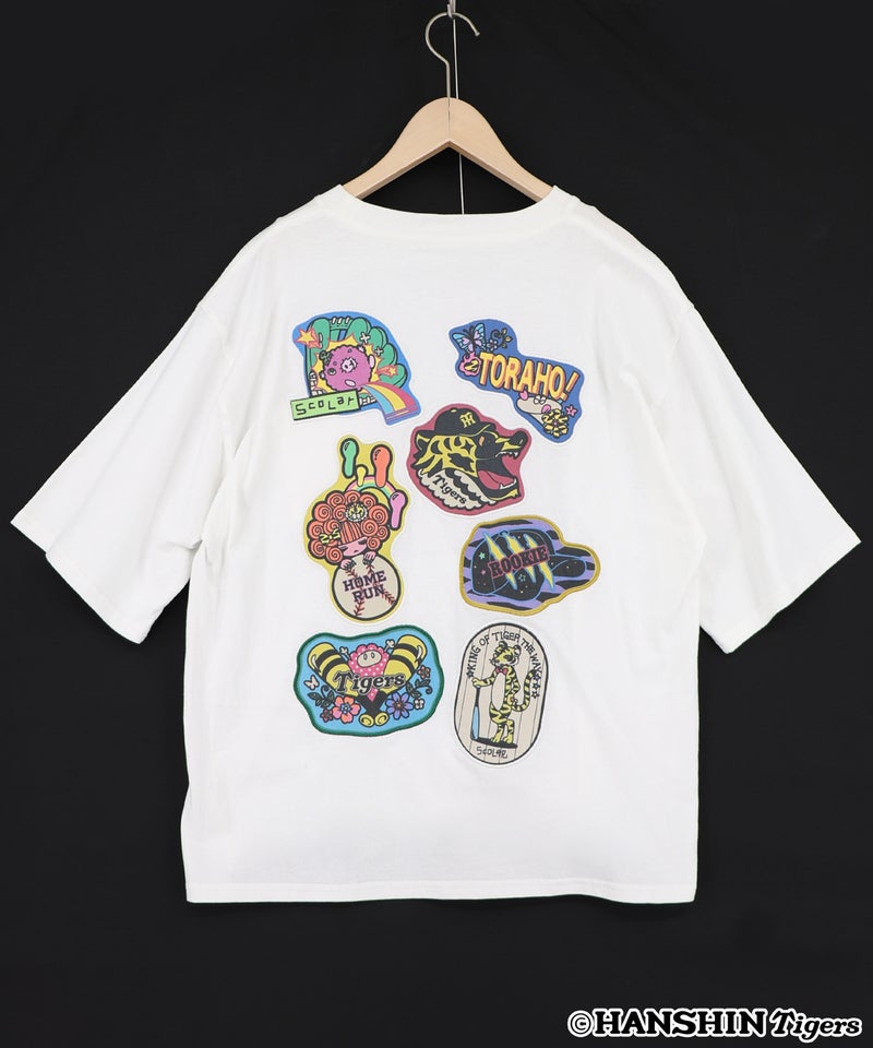 阪神タイガース×ScoLar アップリケ刺繍Tシャツ-18