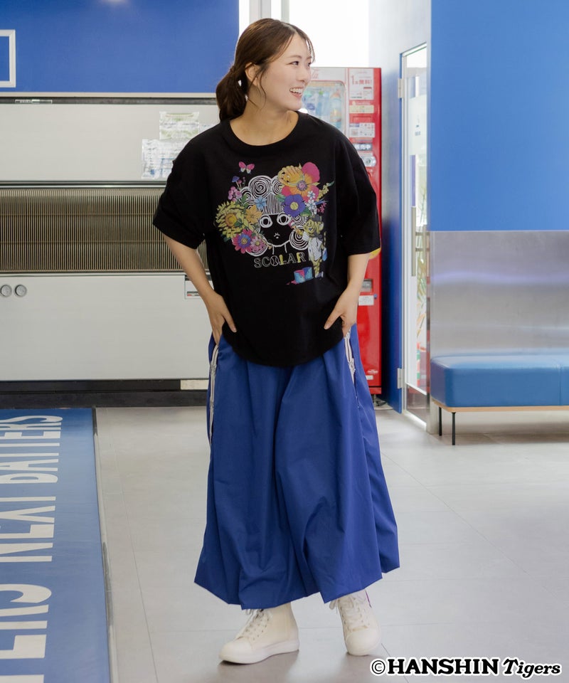 阪神タイガース×ScoLar スカラー花柄ｘちいさなトラのこども柄Ｔシャツ-12