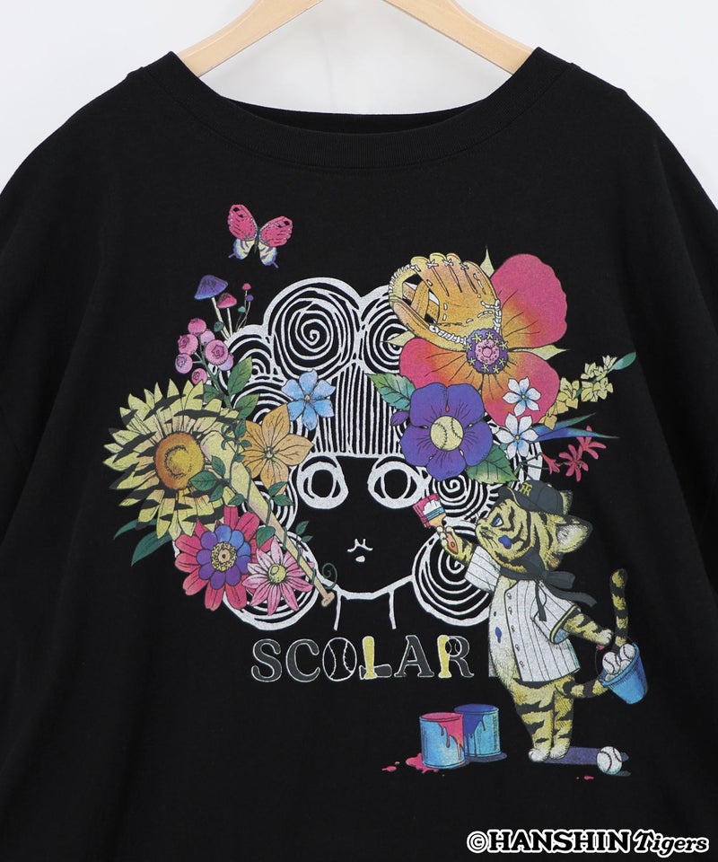 阪神タイガース×ScoLar スカラー花柄ｘちいさなトラのこども柄Ｔシャツ-20