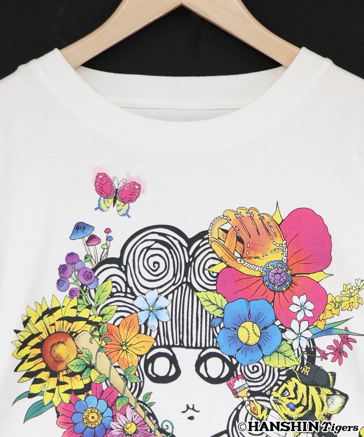 阪神タイガース×ScoLar スカラー花柄ｘちいさなトラのこども柄Ｔシャツ-21