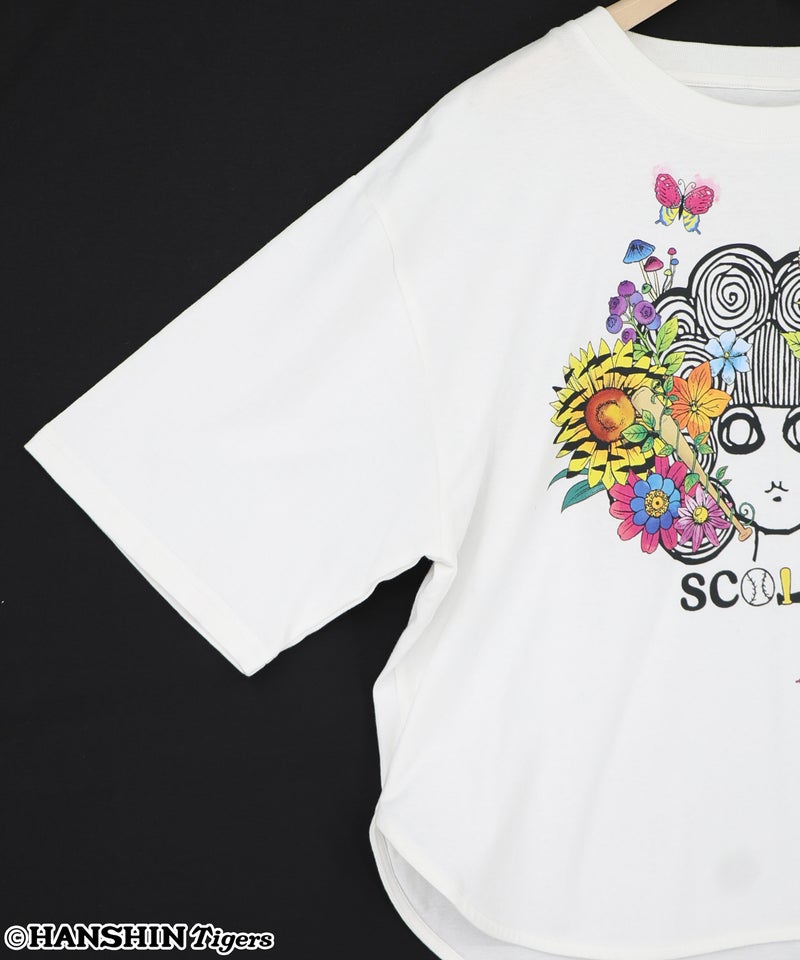 阪神タイガース×ScoLar スカラー花柄ｘちいさなトラのこども柄Ｔシャツ-23