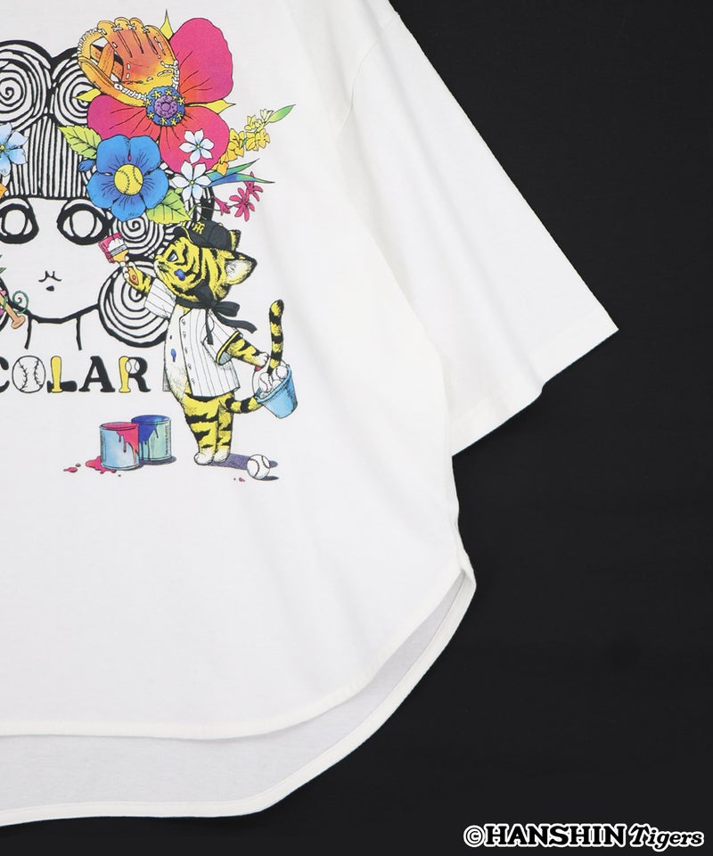 阪神タイガース×ScoLar スカラー花柄ｘちいさなトラのこども柄Ｔシャツ-24