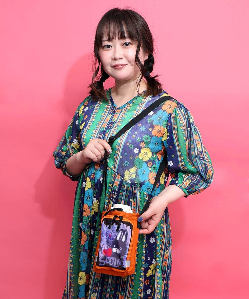 もこもこラビル柄 保冷・撥水ナイロンボトルホルダー-4