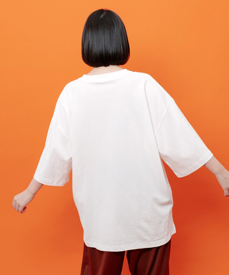試着室の秘密 お着替え中クマ柄Tシャツ-5