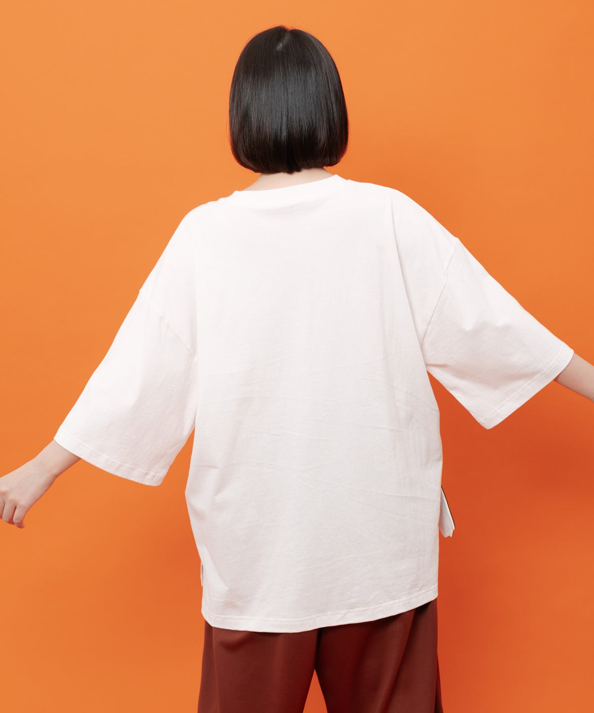 おててつなぎ ネコorラビルTシャツ-4