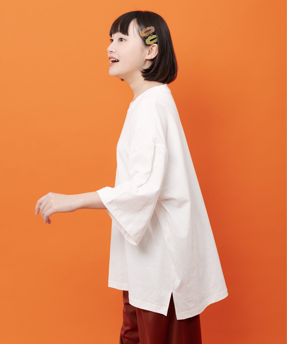 おててつなぎ ネコorラビルTシャツ-5