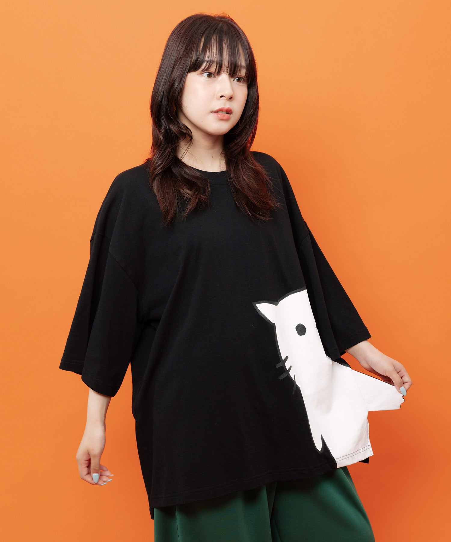 362131：おててつなぎ ネコorラビルTシャツの通販-ScoLar