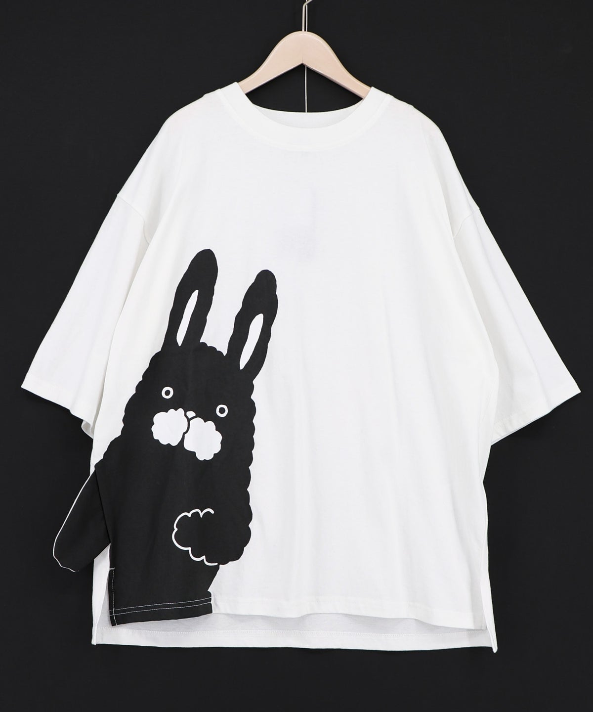 おててつなぎ ネコorラビルTシャツ-13