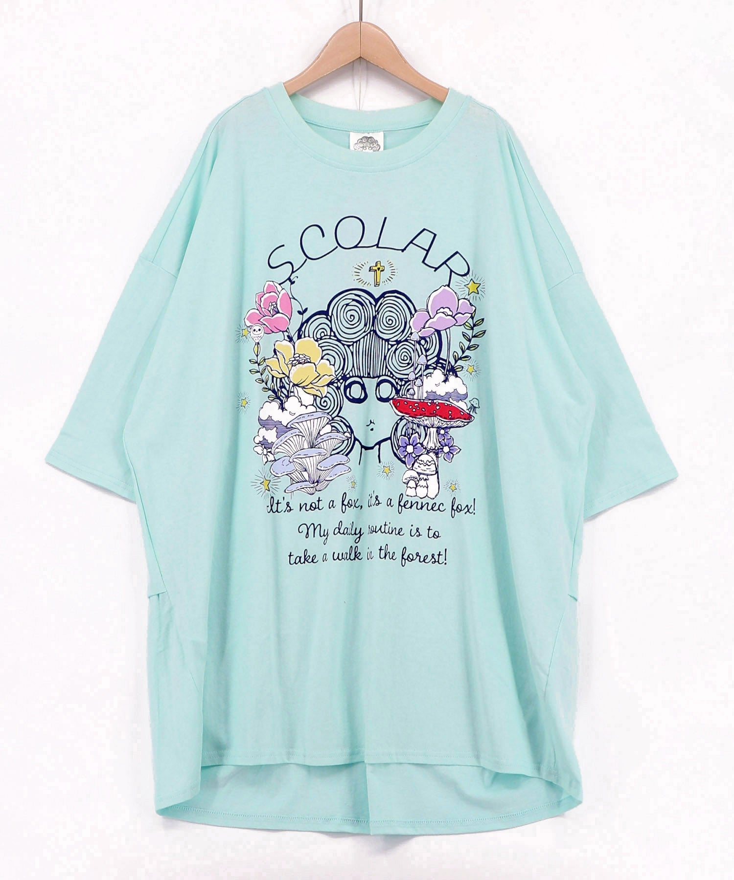162737：きのこスカラーちゃん柄チュニックの通販-ScoLar