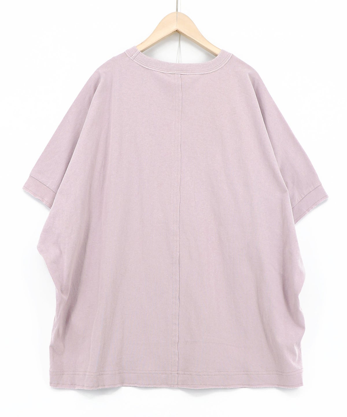 リボン付き もふもふハチワレネコ柄Tシャツ-16