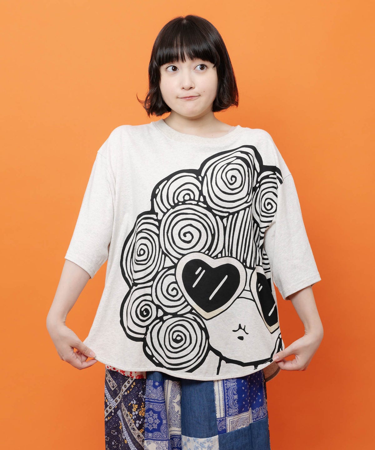 サングラススカラーちゃん UVプリントTシャツ-2