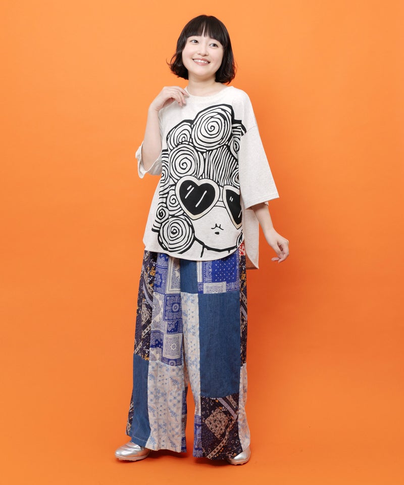 サングラススカラーちゃん UVプリントTシャツ-3