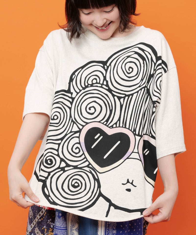 サングラススカラーちゃん UVプリントTシャツ-8
