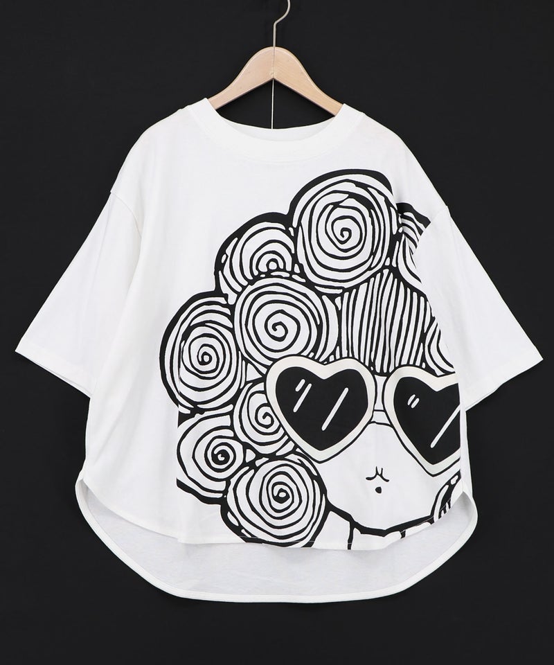 サングラススカラーちゃん UVプリントTシャツ-9