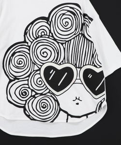 サングラススカラーちゃん UVプリントTシャツ-10