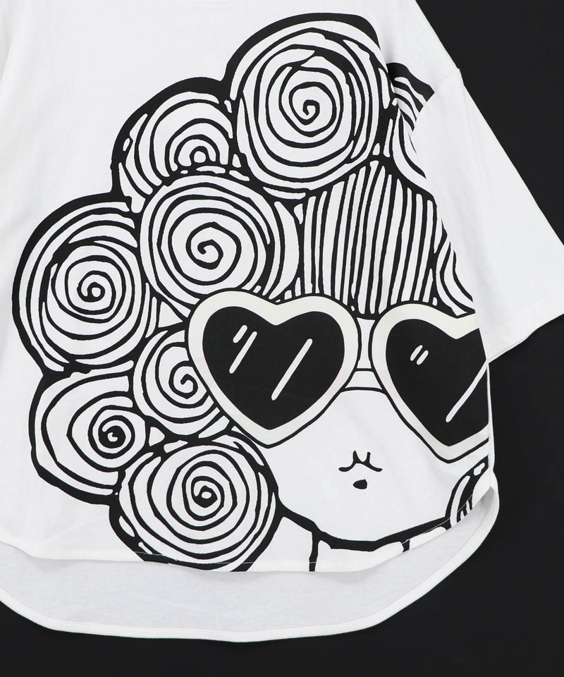サングラススカラーちゃん UVプリントTシャツ-10