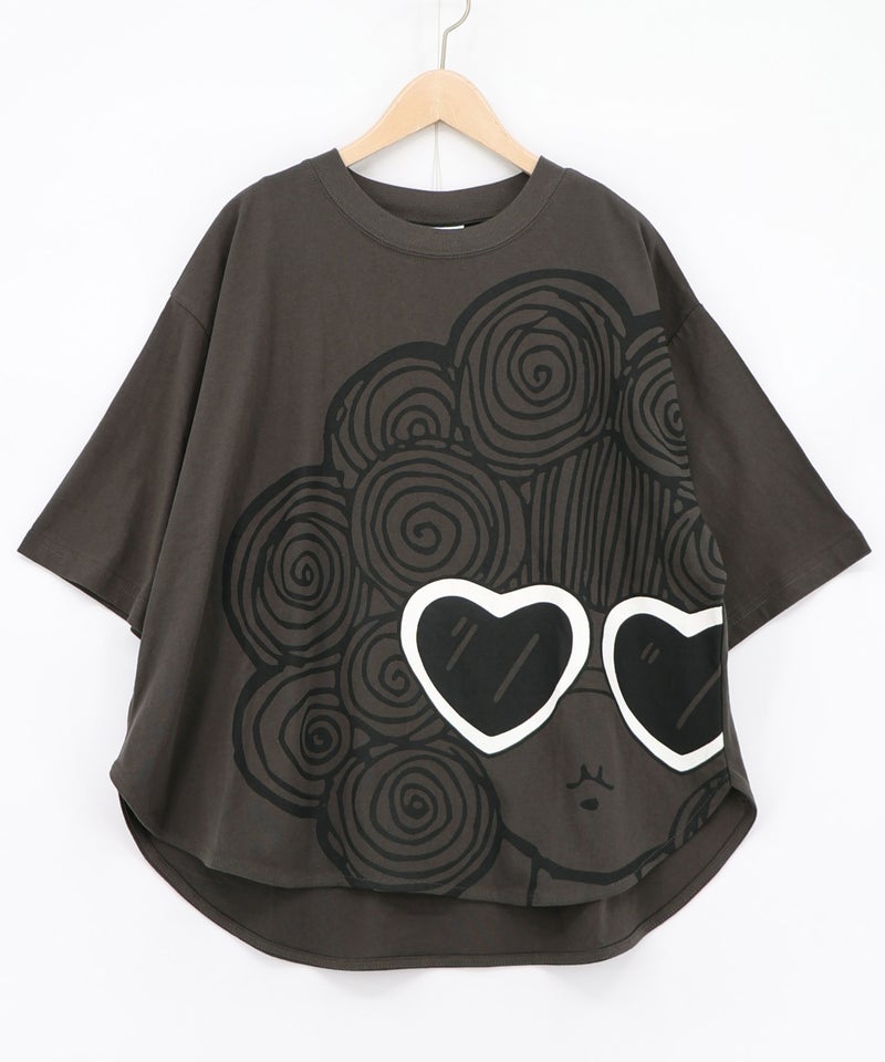 サングラススカラーちゃん UVプリントTシャツ-11