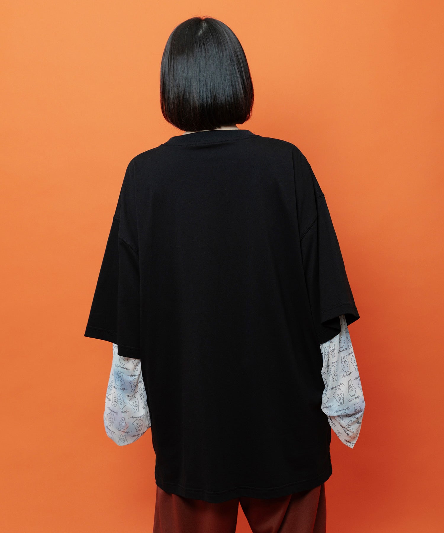 362129：ポンポン ポポラ柄Tシャツの通販-ScoLar