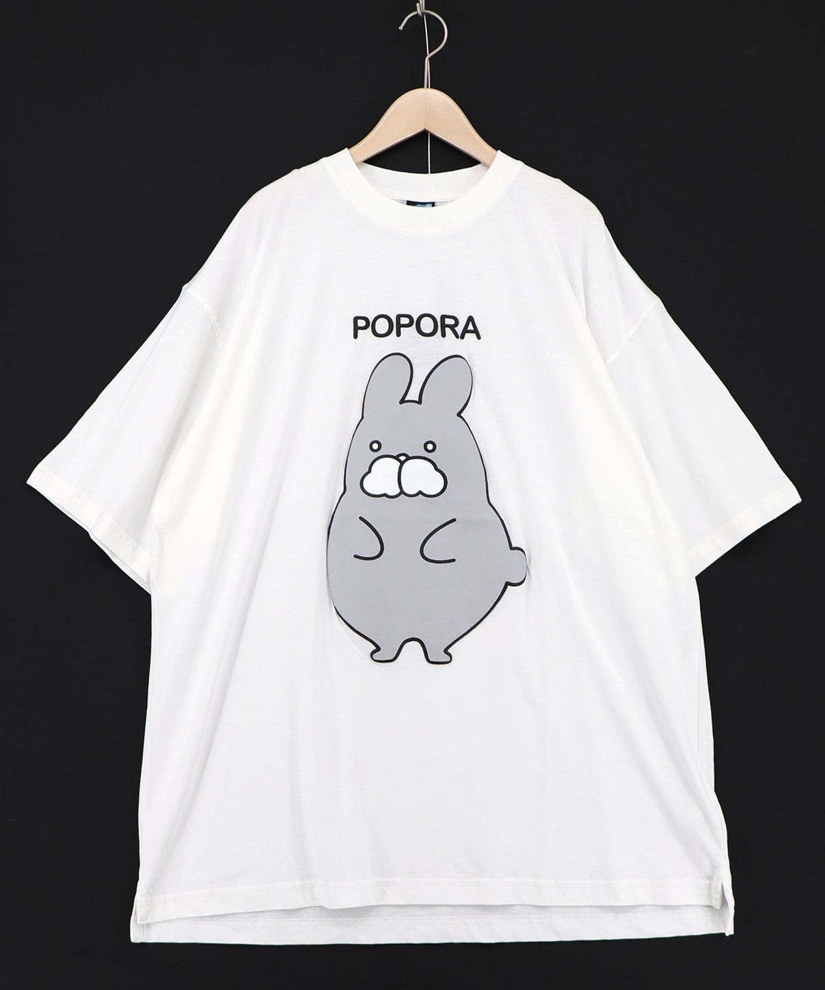 ポンポン ポポラ柄Tシャツ-9