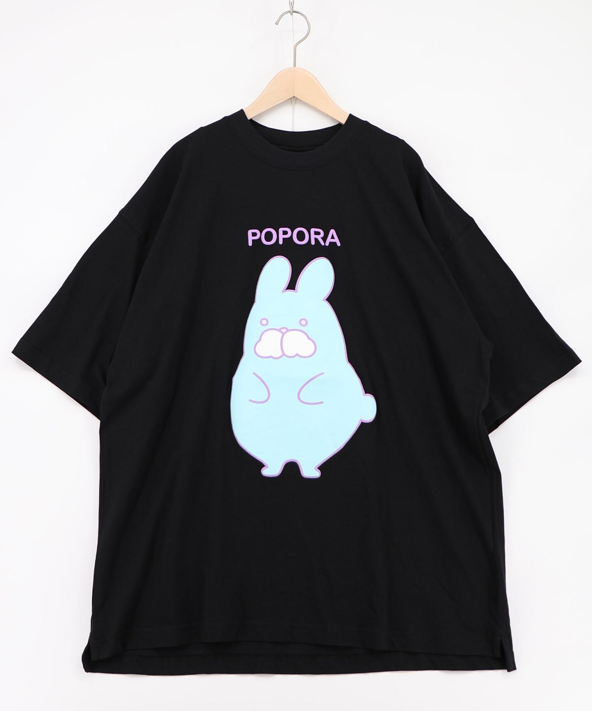 ポンポン ポポラ柄Tシャツ-11