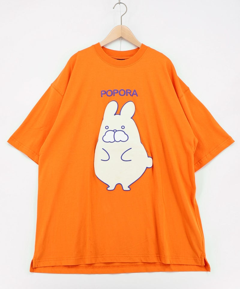 ポンポン ポポラ柄Tシャツ-13