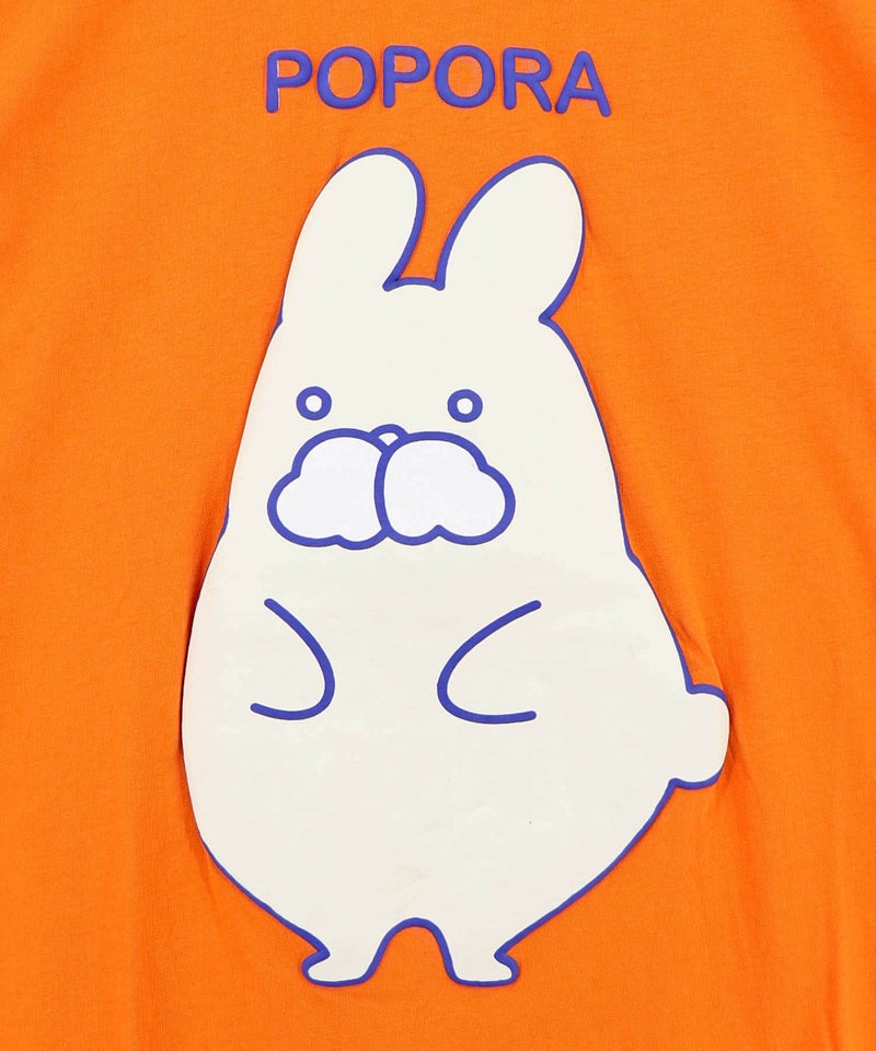 ポンポン ポポラ柄Tシャツ-14