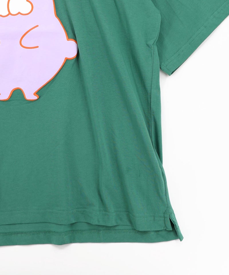 ポンポン ポポラ柄Tシャツ-19
