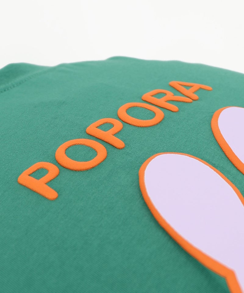 ポンポン ポポラ柄Tシャツ-21