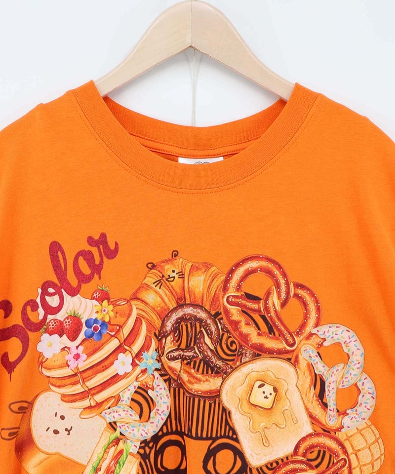 スカラーちゃんベーカリー柄Tシャツ-15