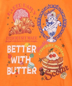 いろんなフード柄 裾レースTシャツ-21